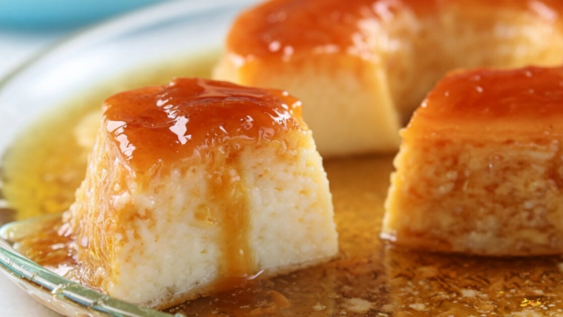 Pudim sem leite condensado